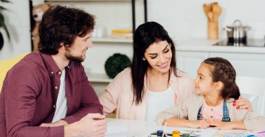 ambiente preparado en casa