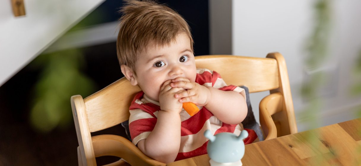 alimentación autónoma de los niños